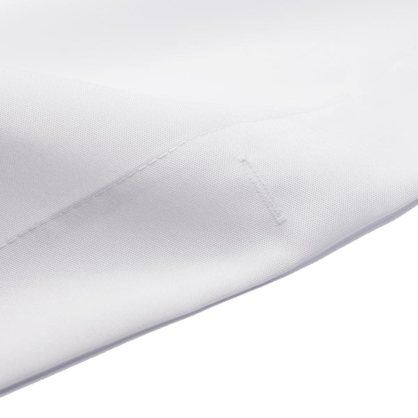 Minimalist White & Gray Dandelion Fabric Shower Curtain - SHOWER54
