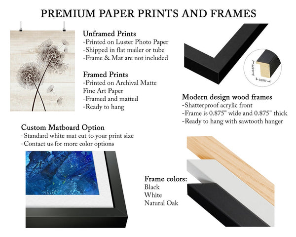 Neutral Floral Wall Art Print Set - HOME1111