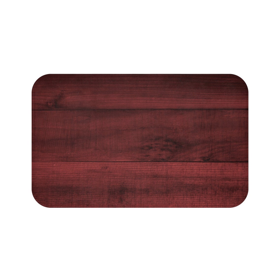Rustic Red Wood Memory Foam Mat - MAT140