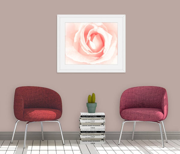 Pink Flower Photography, Rose Picture, Pink Home Decor CANVAS or Print, Bedroom Wall Art, Living Room Decor, Pink Bathroom Art - FLOWER13