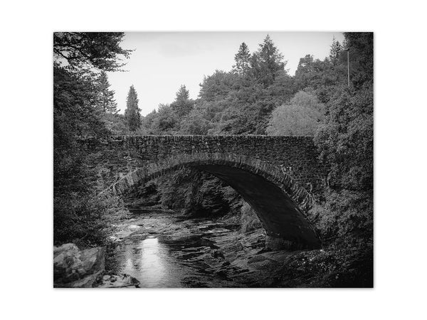 Scotland Travel Photography, BW Photography, Old Bridge Picture, Scotland Gifts, Fine Art Print, Bridge Photography, Wedding Gift - NATURE37