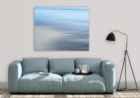 Abstract Photography, Ocean Photography, Sandy Beach Art, Beach Theme Decor, Blue Bathroom Canvas, Coastal Decor, Fine Art Print - NATURE10