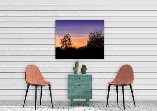 Purple Sunset Photography, Nature Photography, Purple Home Decor CANVAS or PRINT, Sunset Picture, California Sunset - NATURE30