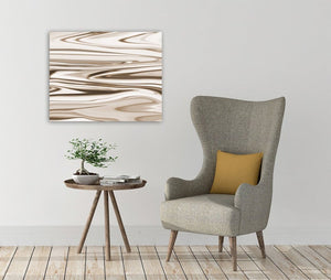 Marble Abstract Wall Art Print or CANVAS, Brown and Tan Marble Print, Abstract Brown Home Decor, Brown Bedroom, Modern Home Decor - ABS1