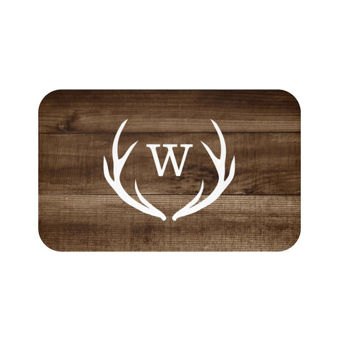 Brown Personalized Antler Memory Foam Mat - MAT8