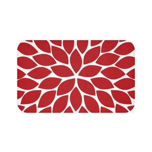 Red Petals Memory Foam Mat - MAT28