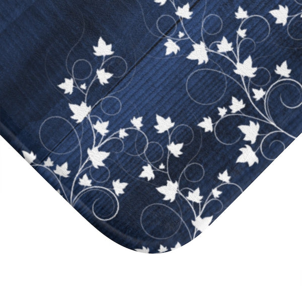 Rustic Blue "This Kitchen is Seasoned with Love" Kitchen Memory Foam Mat - MAT65