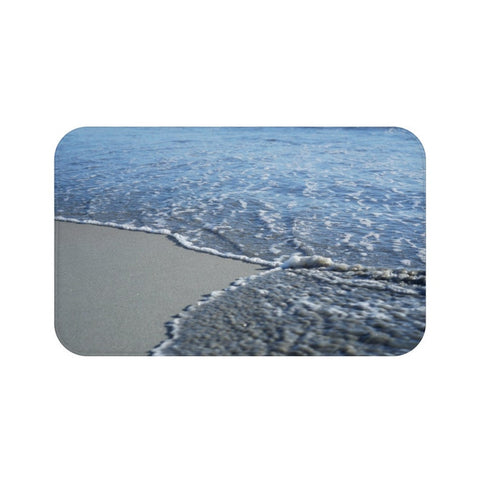 Sandy Beach and Wave Photo Memory Foam Mat - MAT51