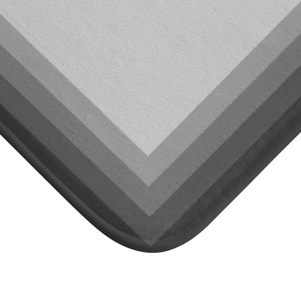 Gray Color Block Memory Foam Mat - MAT57