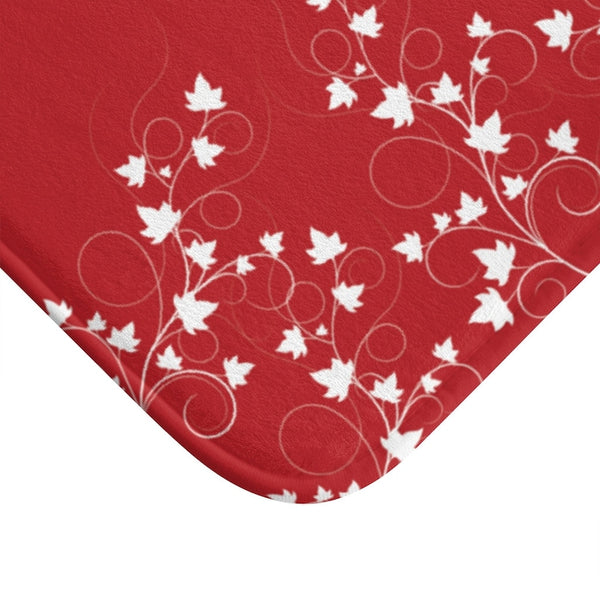Red "This Kitchen is Seasoned with Love" Kitchen Memory Foam Mat - MAT69