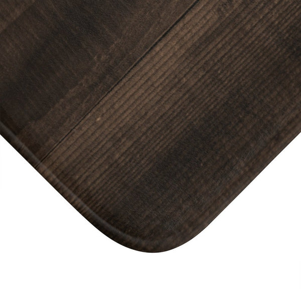Dark Brown Wood Memory Foam Mat - MAT101