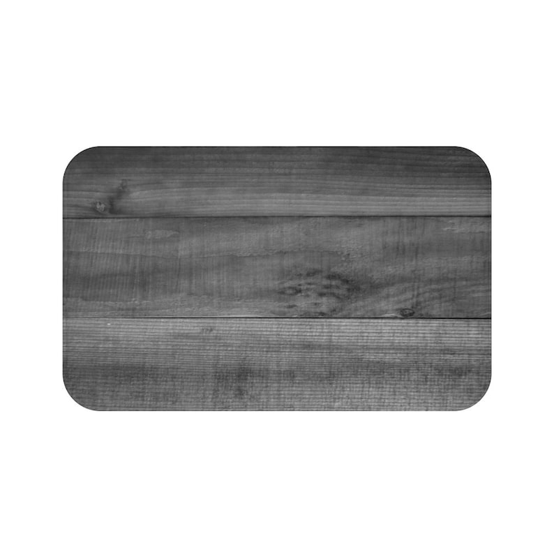 Dark Gray Wood Memory Foam Mat - MAT99