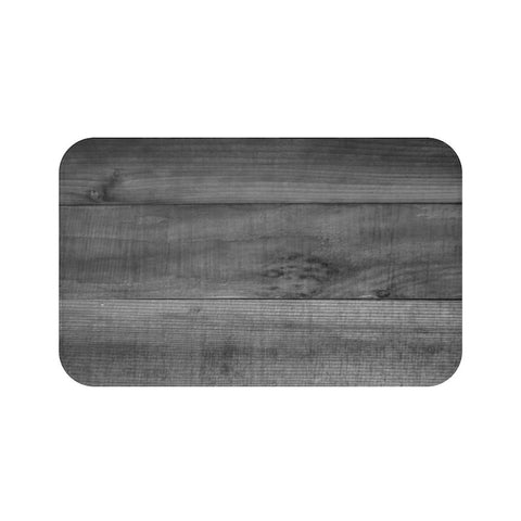 Dark Gray Wood Memory Foam Mat - MAT99