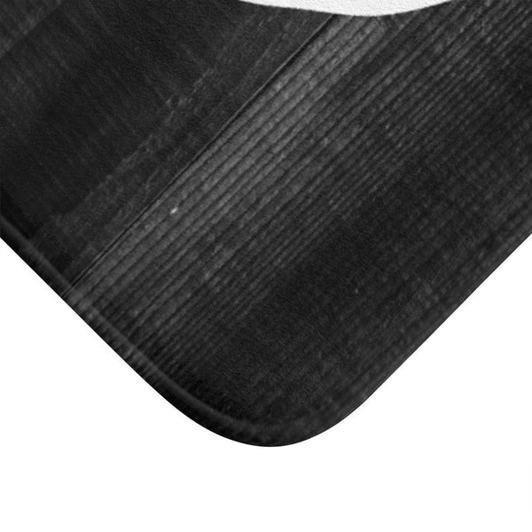 Rustic Black Personalized Antler Memory Foam Mat - MAT104