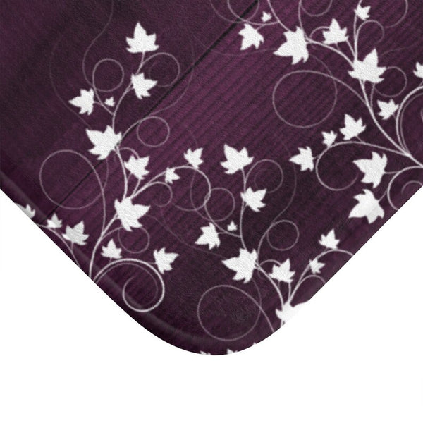 Rustic Purple "This Kitchen is Seasoned with Love" Kitchen Memory Foam Mat - MAT110
