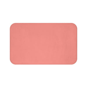 Solid Coral Memory Foam Mat - MAT130