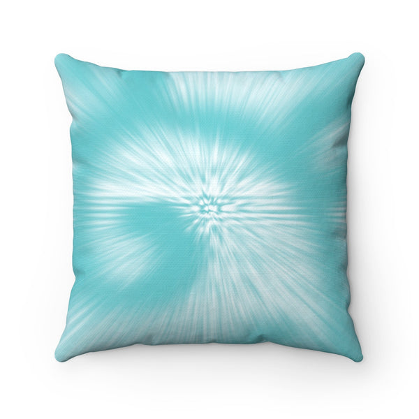 Aqua Abstract Pillow Cover, Throw Pillow Cover, Home Decor, Aqua Accent Pillow, Living Room Decor, Aqua Bedding, Cushion Pillow - EONS-PLW2