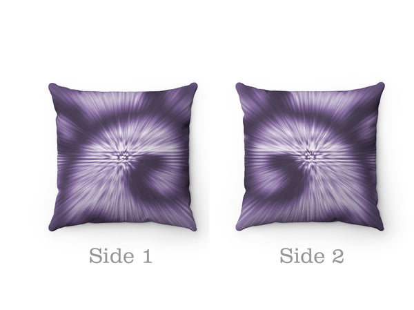 Abstract Pillow Cover, Purple Ombre Throw Pillow Cover, Girl Room Pillow Accent Pillows, Purple Home Decor, Nursery Pillow - EONS-PLW8