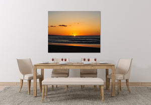 Seascape Photography - Golden Beach Sunset Fine Art - NATURE8