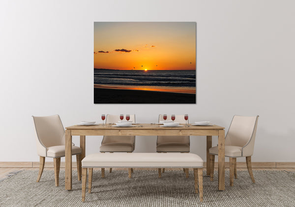Seascape Photography - Golden Beach Sunset Fine Art - NATURE8