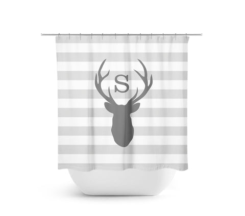 Personalized Coral Damask Shower Curtain - SHOWER69