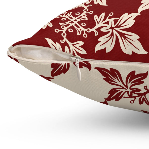 Red Damask Pillow Covers, Throw Pillows, Accent Pillows, Red Home Decor, Red Bedroom, Living Room Decor, Red Christmas Pillow Covers - PIL47