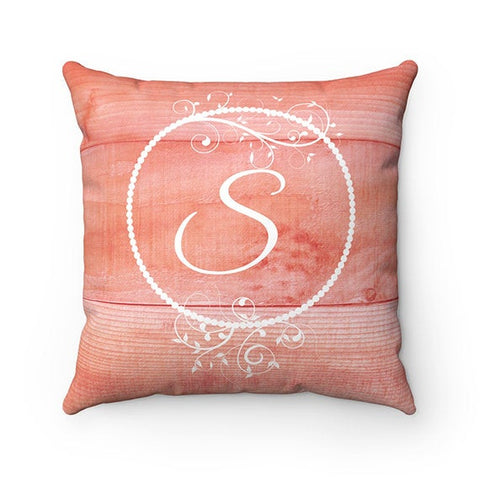 Monogram Throw Pillow COVERS, Bridesmaid Gift, Accent Pillows, Bedroom Decor, Personalized Pillow Covers, Country Living Home Decor - PIL5