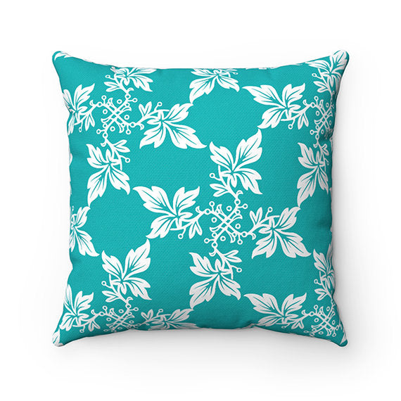 Teal Damask Pillow Covers, Throw Pillows, Teal Accent Pillows, Aqua Home Decor, Teal Bedroom Decor, Aqua Living Room Decor - PIL48