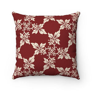 Red Damask Pillow Covers, Throw Pillows, Accent Pillows, Red Home Decor, Red Bedroom, Living Room Decor, Red Christmas Pillow Covers - PIL47