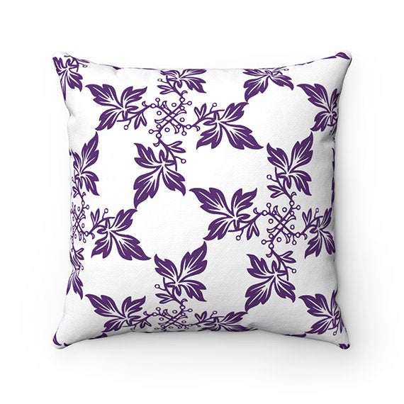 Purple Damask Pillow Covers, Throw Pillows, Accent Pillows, Purple Home Decor, Purple Bedroom, Living Room Decor, Purple Girls Room - PIL46