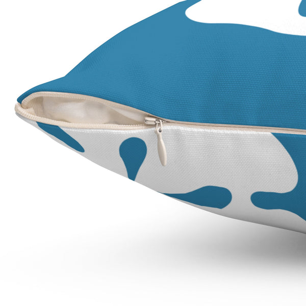 Beach House Decor, Throw Pillow Cover, Sand Dollar Pillow, Beach Cottage Accent Pillow, Blue  Pillow, Beach Themed Home Decor - PIL125